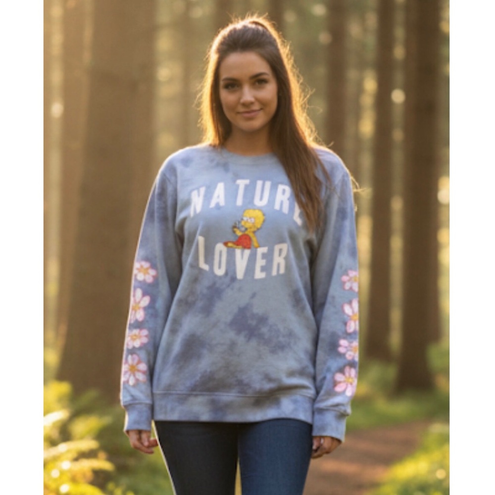 The Simpsons Nature Lover Sweatshirt XXL NWT